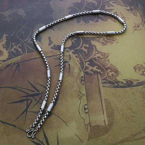 Stainless Steel Chain Necklace, 304 Stainless Steel, fashion jewelry & Unisex & different size for choice, original color, Sold By PC