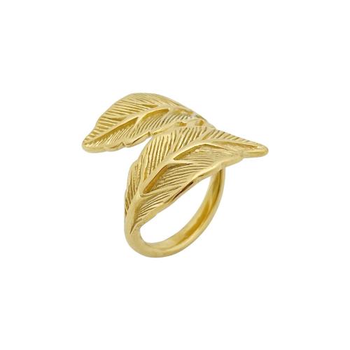 Stainless Steel Finger Ring, 304 Stainless Steel, 14K gold plated, fashion jewelry & different size for choice & for woman, Sold By PC