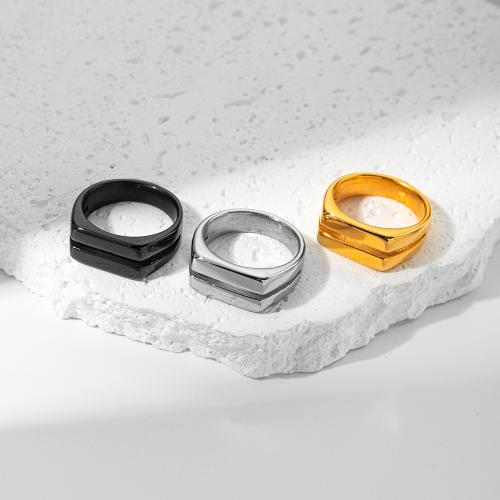 Bague en acier inoxydable, Acier inoxydable 304, Placage, normes différentes pour le choix & pour femme & creux, plus de couleurs à choisir, Vendu par PC