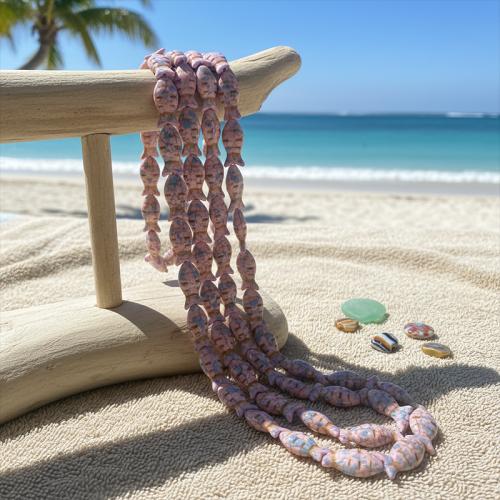 Turquoise Beads, Fish, DIY, more colors for choice, 3.30x15.80mm, Sold Per 38 cm Strand