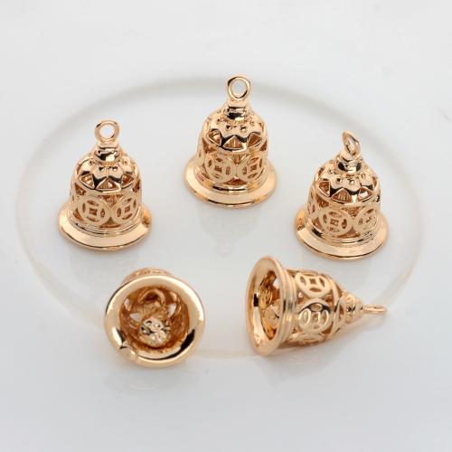 Tibetan Style Pendants, Brass, gold color plated, DIY, golden, nickel, lead & cadmium free, 100PCs/Bag, Sold By Bag