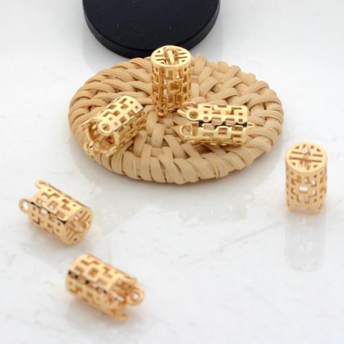 Hollow Brass Pendants, gold color plated, DIY, golden, nickel, lead & cadmium free, 100PCs/Bag, Sold By Bag