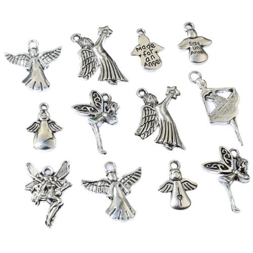 Character Tibetan Style Pendants, DIY, 100PCs/Bag, Sold By Bag