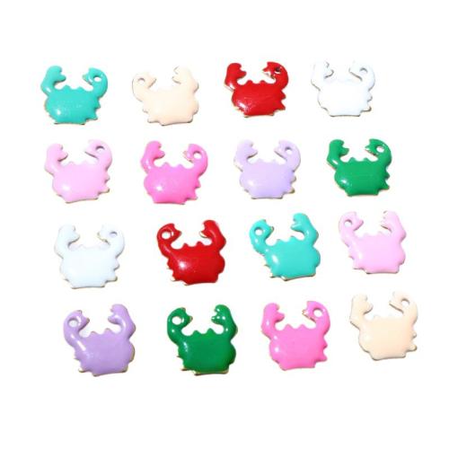 Stainless Steel Animal Pendants, 304 Stainless Steel, Crab, DIY, 10x10mm, 100PCs/Bag, Sold By Bag