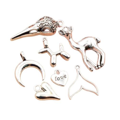 Tibetan Style Pendants, DIY, 100PCs/Bag, Sold By Bag