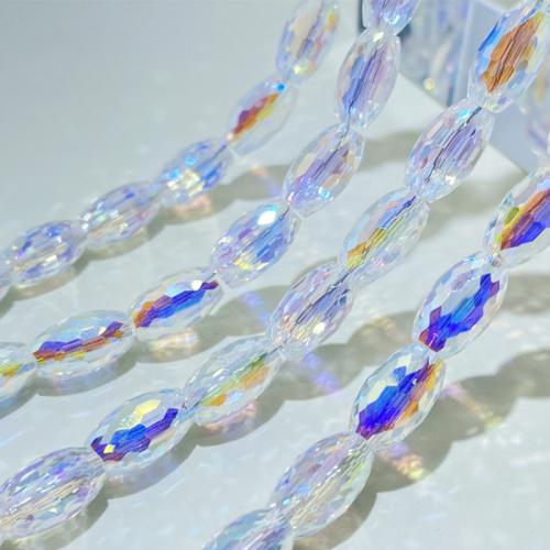 Crystal Beads, DIY & different size for choice & faceted, more colors for choice, Sold By Strand