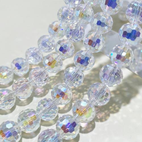 Crystal Beads, DIY & different size for choice & faceted, more colors for choice, Sold By Strand