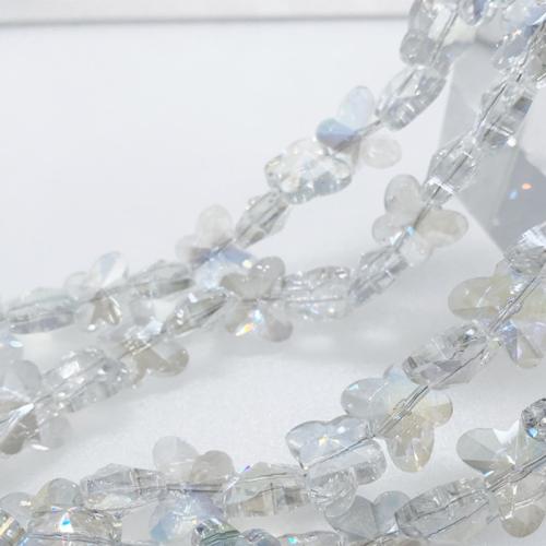 Crystal Beads, Butterfly, DIY & different size for choice & faceted, more colors for choice, Sold By Strand