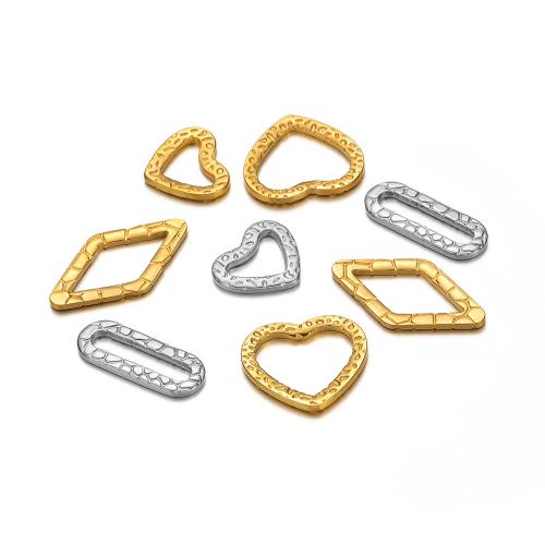 Stainless Steel Pendants, 304 Stainless Steel, gold color plated, DIY, more colors for choice, 10PCs/Bag, Sold By Bag