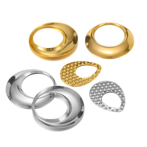 Stainless Steel Pendants, 304 Stainless Steel, gold color plated, DIY, more colors for choice, 4PCs/Bag, Sold By Bag