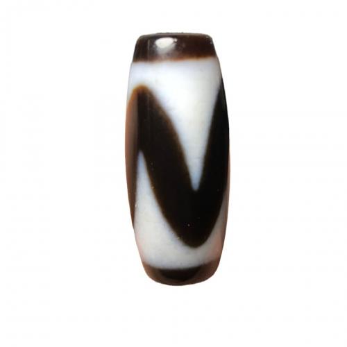 Tibetan Agate Beads, handmade, natural & DIY, 11x27mm, Sold By PC