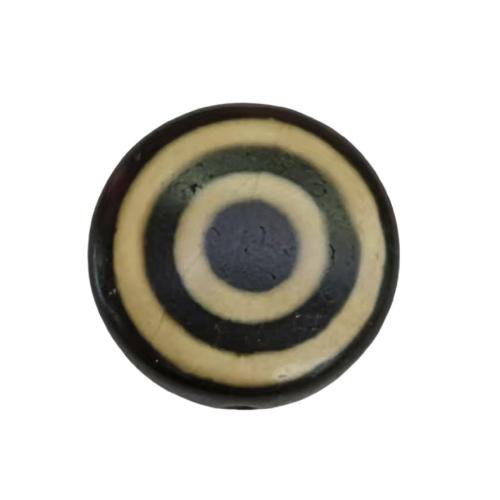 Natural Tibetan Agate Dzi Beads, Round, DIY, 23x10mm, Sold By PC