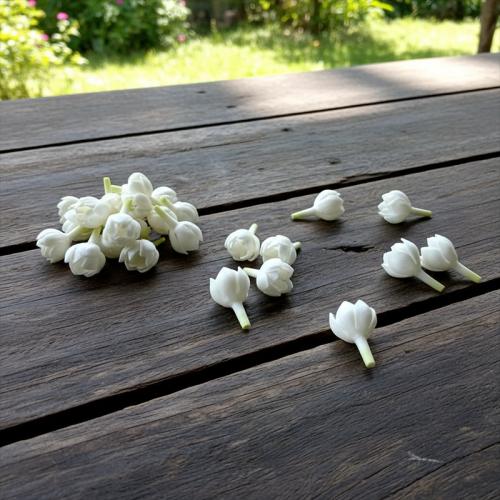 Polymer Clay Beads, Lotus, DIY, mixed colors, 15x25mm, Sold By PC