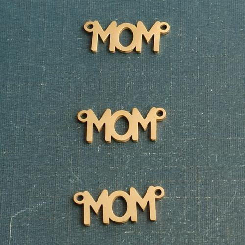 304 Stainless Steel Pendant, gold color plated, DIY, more colors for choice, 10PCs/Bag, Sold By Bag