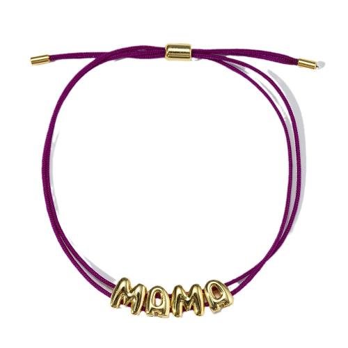 Fashion Create Wax Cord Bracelets, Tibetan Style, with Wax Cord, gold color plated, fashion jewelry, more colors for choice, Sold By PC