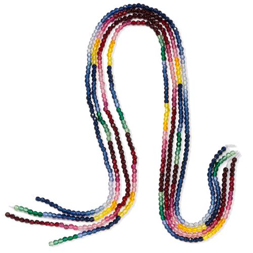 Fashion Glass Beads, DIY, mixed colors, Sold By Strand