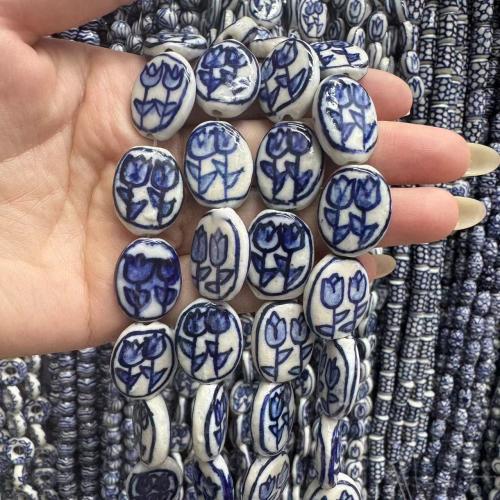Porcelain Jewelry Beads, DIY, more colors for choice, 10mm, 20PCs/Bag, Sold By Bag