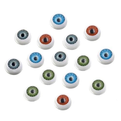 Mobile Phone DIY Decoration, Tibetan Style, with Resin, Round, plated, more colors for choice, 100PCs/Bag, Sold By Bag