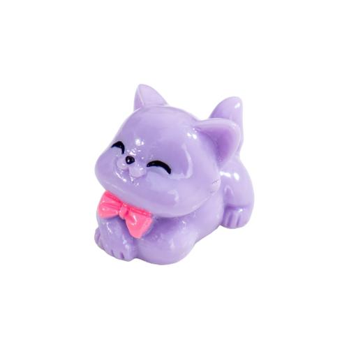 Resin Decoration, Cat, Mini, more colors for choice, 20x15mm, Sold By PC