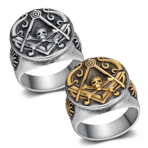 Stainless Steel Finger Ring, 304 Stainless Steel, plated, fashion jewelry & different size for choice & for man, more colors for choice, Sold By PC