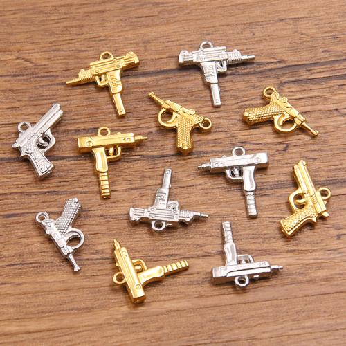 Stainless Steel Pendants, 304 Stainless Steel, Gun, plated, DIY, more colors for choice, 100PCs/Bag, Sold By Bag