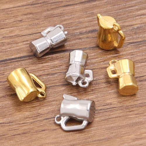 Stainless Steel Pendants, 304 Stainless Steel, plated, DIY, more colors for choice, 10PCs/Bag, Sold By Bag