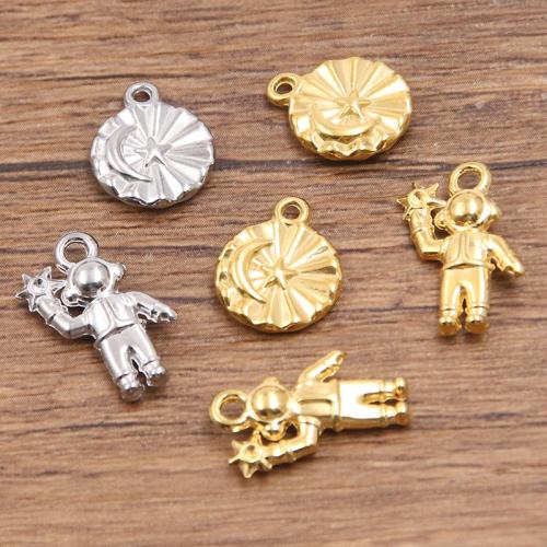 Stainless Steel Pendants, 304 Stainless Steel, plated, DIY, more colors for choice, 10PCs/Bag, Sold By Bag