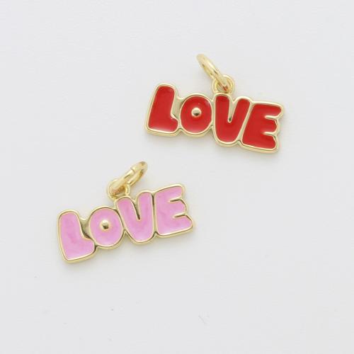 Colgantes de la joyería de cobre amarillo, metal, chapado, Bricolaje & esmalte, más colores para la opción, 7.60x14.60x1.50mm, Vendido por UD