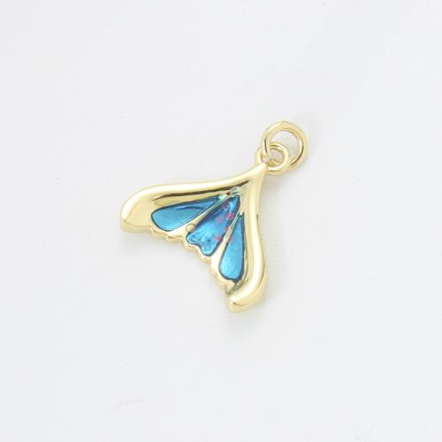 Brass Jewelry Pendants, Mermaid, plated, DIY & enamel, more colors for choice, nickel, lead & cadmium free, 14x13.60x2.30mm, Sold By PC