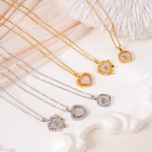 Brass Necklace, with White Shell, plated, fashion jewelry & different styles for choice & for woman, more colors for choice, Sold By PC