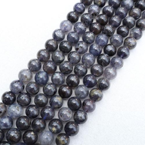 Gemstone Jewelry Beads, Iolite, DIY, mixed colors, Sold Per 38 cm Strand