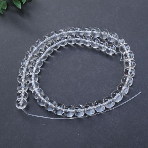 Natural Clear Quartz Beads, DIY, clear, 8x9mm, Sold Per 38 cm Strand