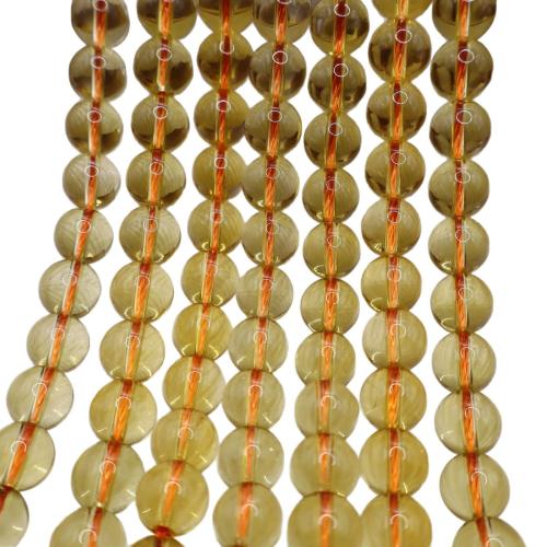 Citrine Beads, DIY, yellow, 8mm, Sold Per 38 cm Strand