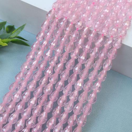 Cubic Zirconia Beads, DIY, more colors for choice, 6x8mm, Sold Per 38 cm Strand