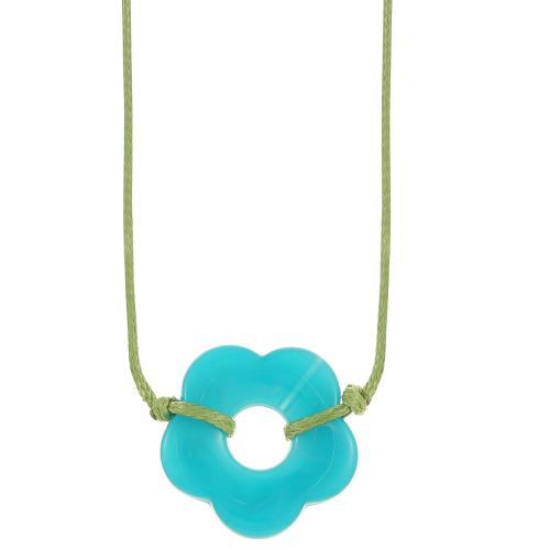 Acrylic Jewelry Set, with Wax Cord & Tibetan Style, handmade, different styles for choice & for woman, Sold By PC