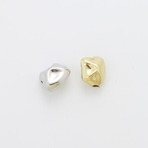 Brass Jewelry Beads, plated, DIY, more colors for choice, nickel, lead & cadmium free, 9.70x8.70x7mm, Sold By PC