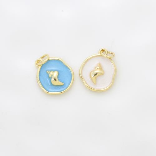 Brass Jewelry Pendants, Horn, plated, DIY & enamel, more colors for choice, nickel, lead & cadmium free, 15.50x12.70x3mm, Sold By PC