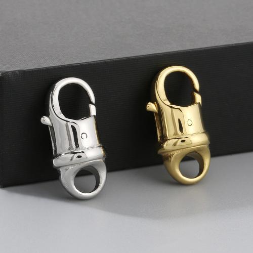 Stainless Steel Lobster Claw Clasp, 304 Stainless Steel, plated, DIY, more colors for choice, 25x12mm, Sold By PC