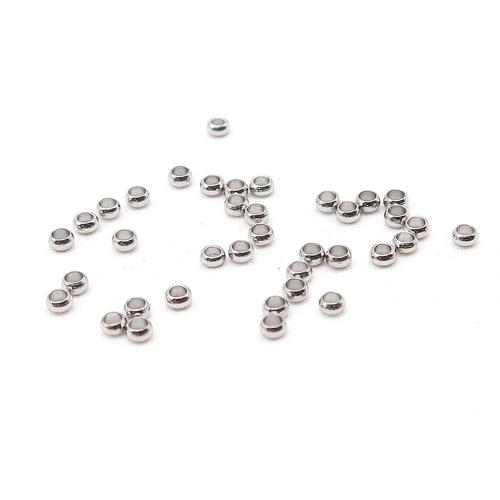 Stainless Steel Spacer Beads, 304 Stainless Steel, plated, DIY & different size for choice, more colors for choice, 300PCs/Bag, Sold By Bag