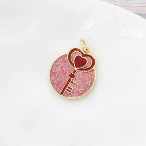 Brass Heart Pendants, plated, DIY & enamel, more colors for choice, nickel, lead & cadmium free, 18x14.90x1.90mm, Sold By PC