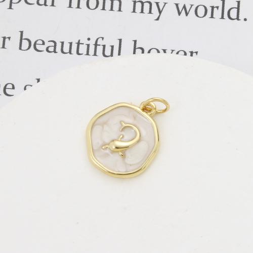 Brass Jewelry Pendants, Fish, plated, DIY & enamel, more colors for choice, nickel, lead & cadmium free, 16x13.70x2.70mm, Sold By PC