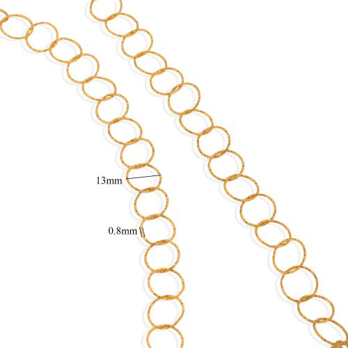 Stainless Steel Jewelry Chain, 304 Stainless Steel, plated, DIY, more colors for choice, Length:1 m, Sold By m
