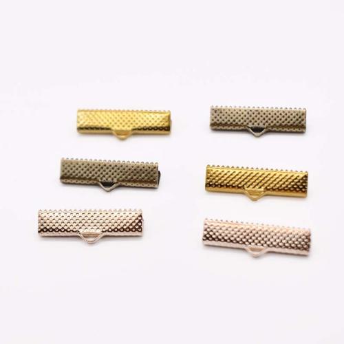 fundición Fin de la cinta, chapado, Bricolaje, más colores para la opción, 25x6mm, 1000PCs/Bolsa, Vendido por Bolsa