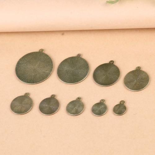 Cinc aleación Colgante Cabujón ajuste, aleación de zinc, Esférico, color antiguo de latón chapado, Bricolaje & diverso tamaño para la opción, Vendido por UD