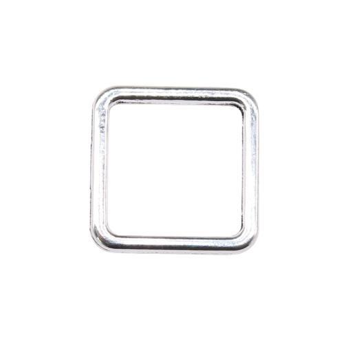 Pendentifs en alliage de zinc, cadre, Placage, DIY & creux, plus de couleurs à choisir, 15x15mm, 20PC/sac, Vendu par sac