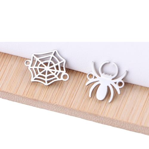 Edelstahl Schmuckverbinder, 304 Edelstahl, plattiert, DIY, keine, verkauft von PC