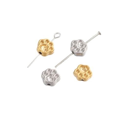 Perlas de acero inoxidable, acero inoxidable 304, Garra, chapado, Bricolaje, más colores para la opción, Vendido por UD