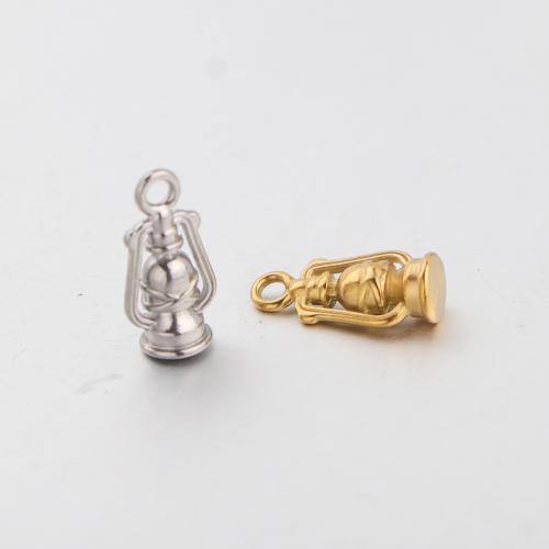 Bijoux pendentifs en acier inoxydable , Acier inoxydable 304, Lampe, Placage, DIY, plus de couleurs à choisir, Vendu par PC