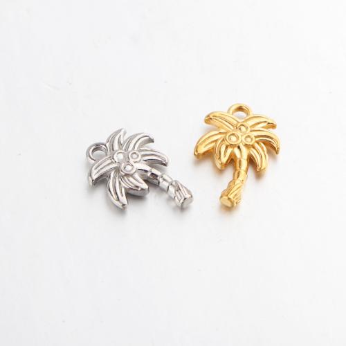 Ювелирные подвески из нержавеющей стали, Нержавеющая сталь 304, Пальмы, Другое покрытие, DIY, Много цветов для выбора, продается PC