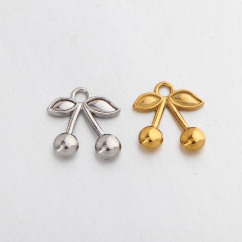 Ювелирные подвески из нержавеющей стали, Нержавеющая сталь 304, Ягода, Другое покрытие, DIY, Много цветов для выбора, продается PC